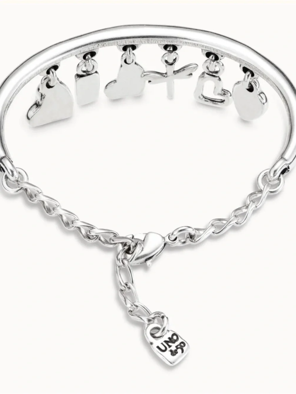 UNOde50 Silver Charm Bracelet
